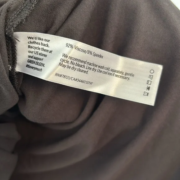 Eileen Fisher Signature Viscose Jersey Knit Maxi Skirt Gray Women’s XL - Picture 9 of 9